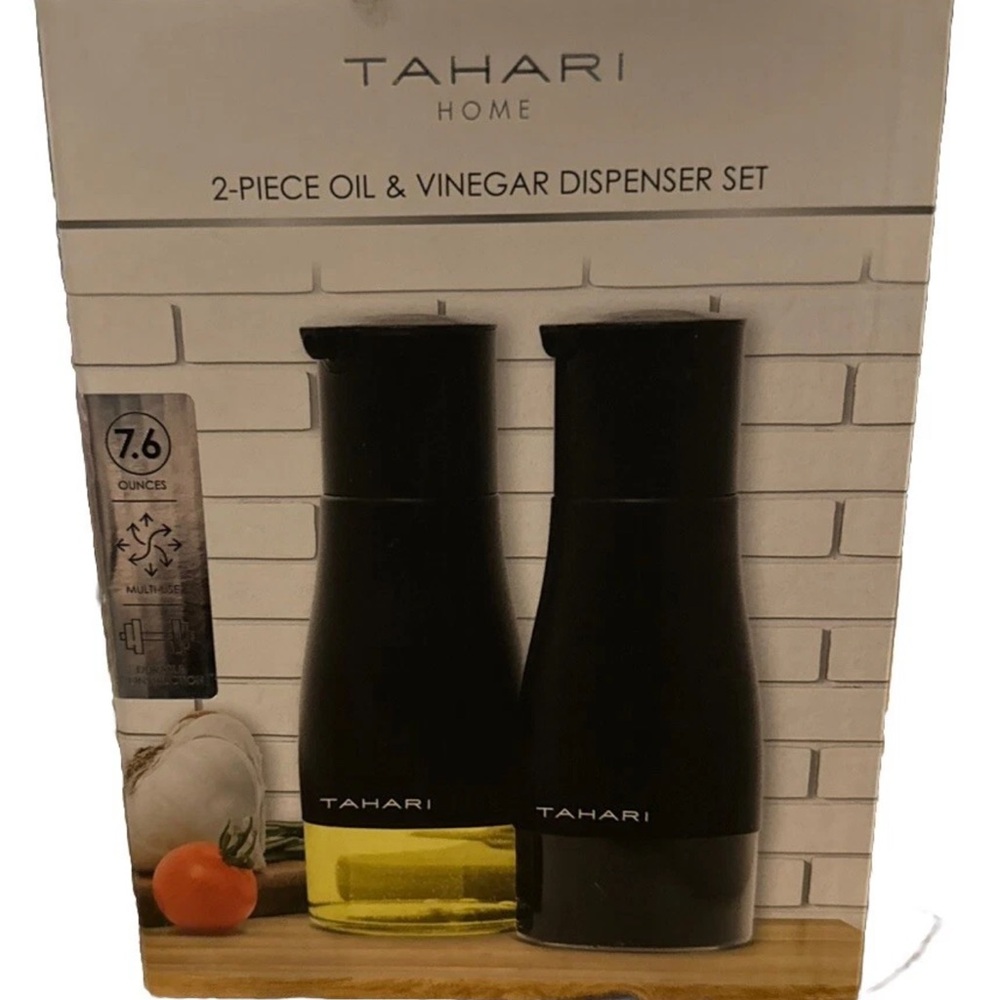 Tahari Oil & Vinegar Dispenser Set